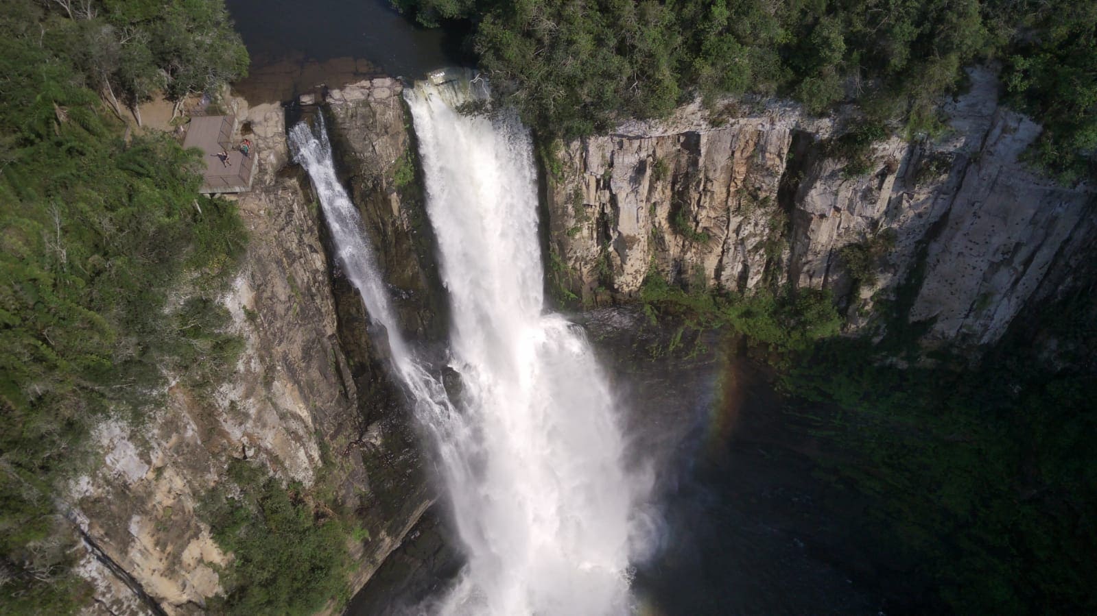 Salto São João visto do alto